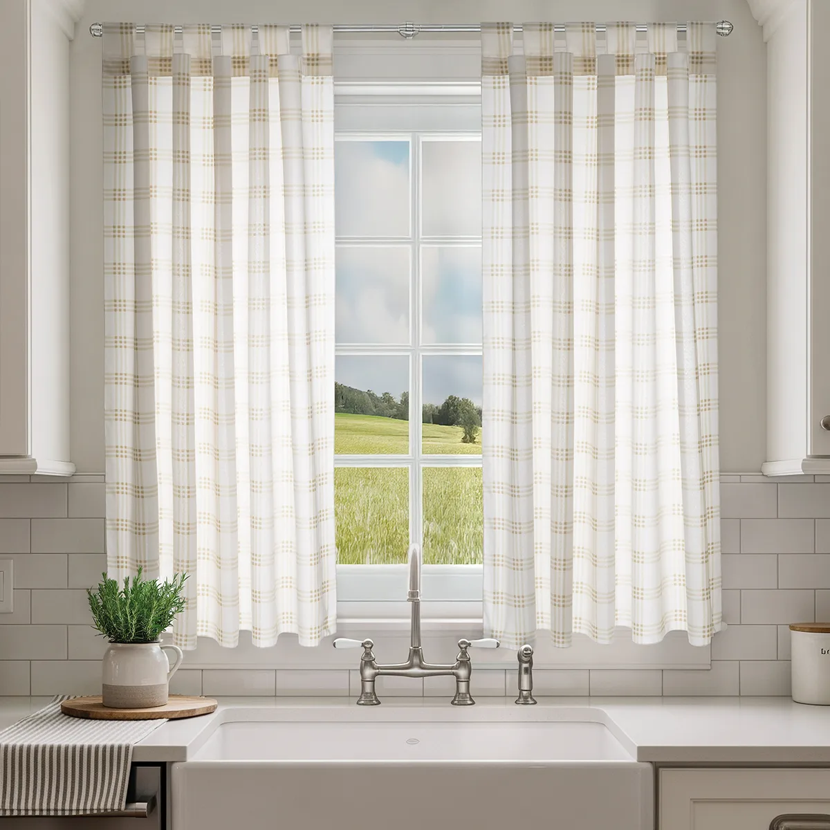Cortinas de cocina Cross